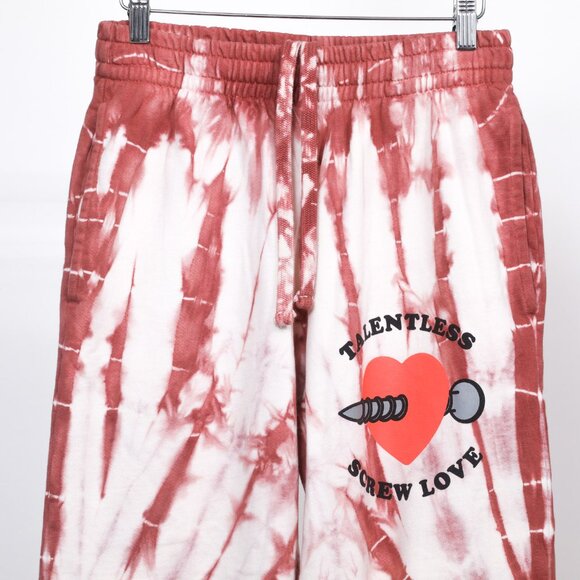 Talentless Elements Tie-Dye Screw Love Jogger Sweatpants sz Medium - Picture 4 of 11
